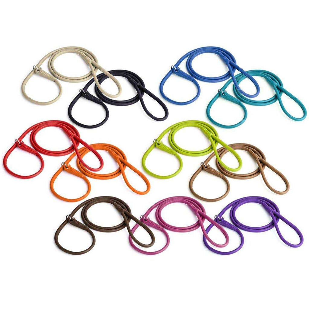 Leather Round Slip Lead O888