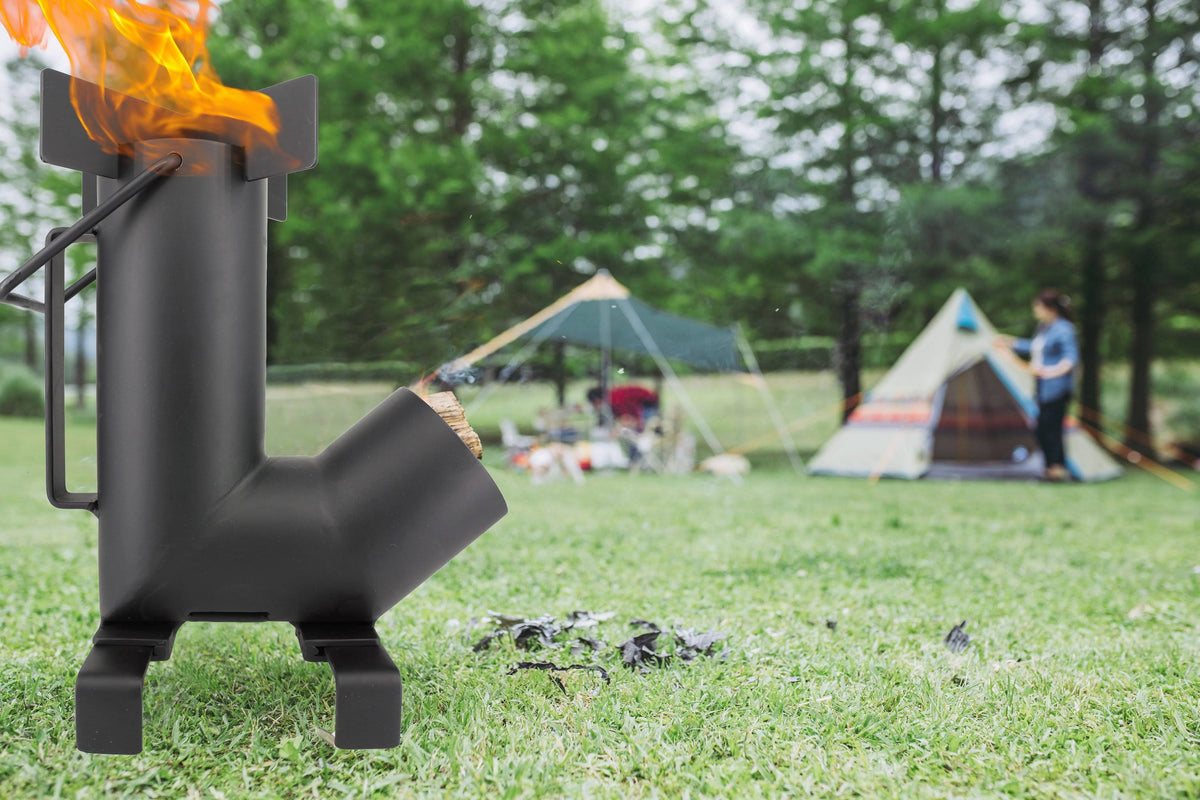 Camping Rocket Stove with Carrying Bag B185297