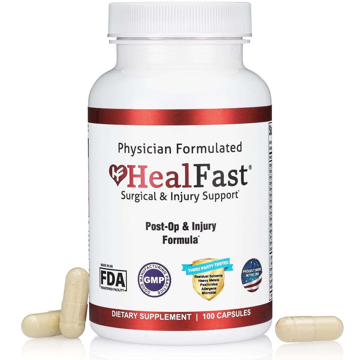 100 Capsules Post-Op Recovery Supplement B477790