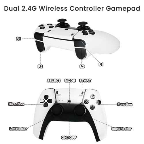 Wireless Retro Game Console with 20000+ Games and 4K HDMI Output D63366