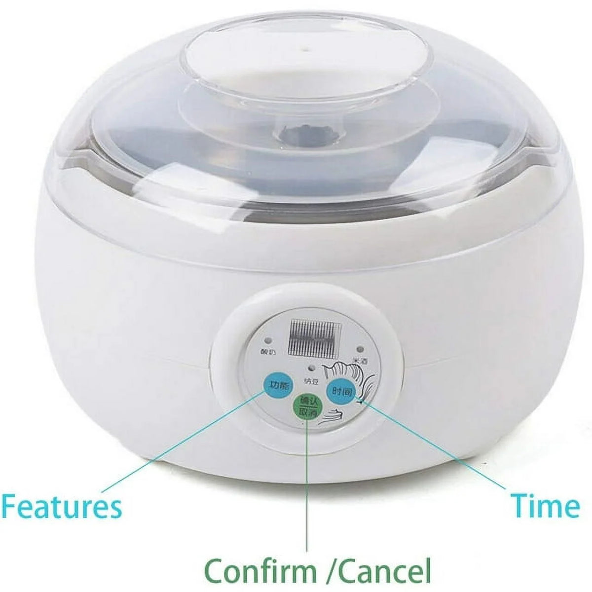 1.5L Stainless Steel Digital Yogurt Maker A653