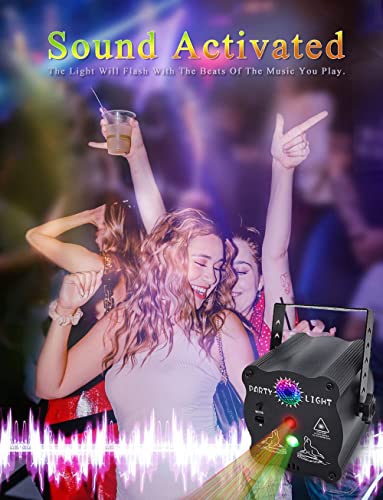 Sound Activated Mini Laser Light Projector with Remote Control S114