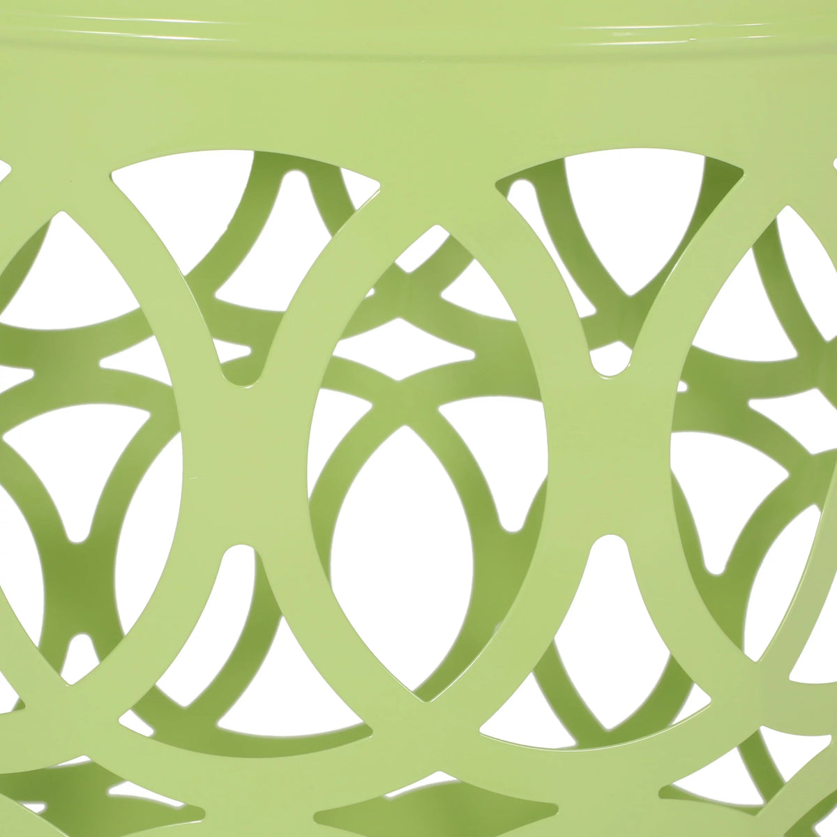 Green Metal Outdoor Side Tables, Set of 2 T3742