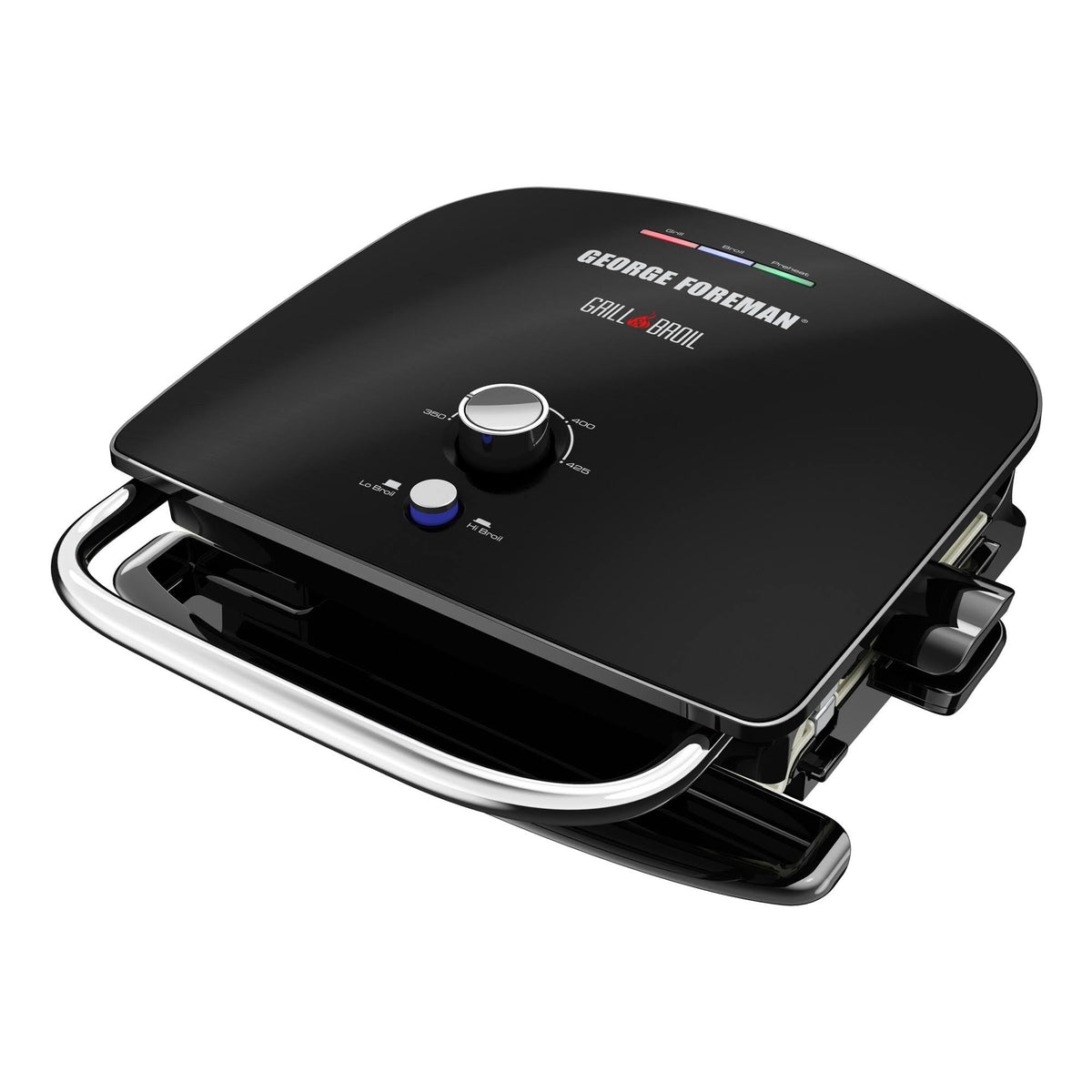 Black 4-in-1 Electric Indoor Grill E210215