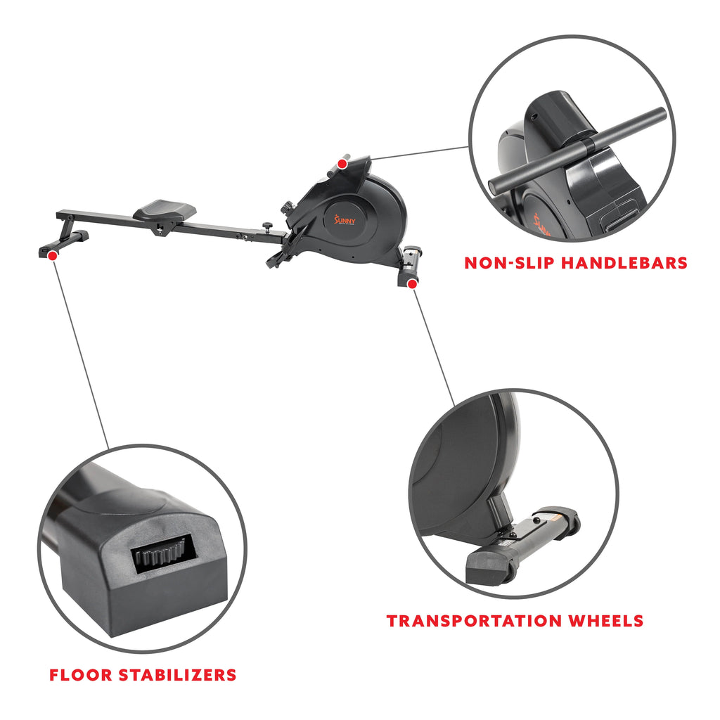 Magnetic Rowing Machine with LCD Monitor C3296