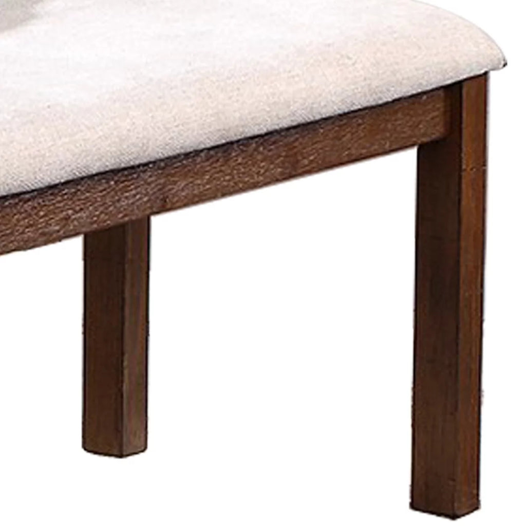 48 Inch Fabric Upholstered Dining Bench I9653