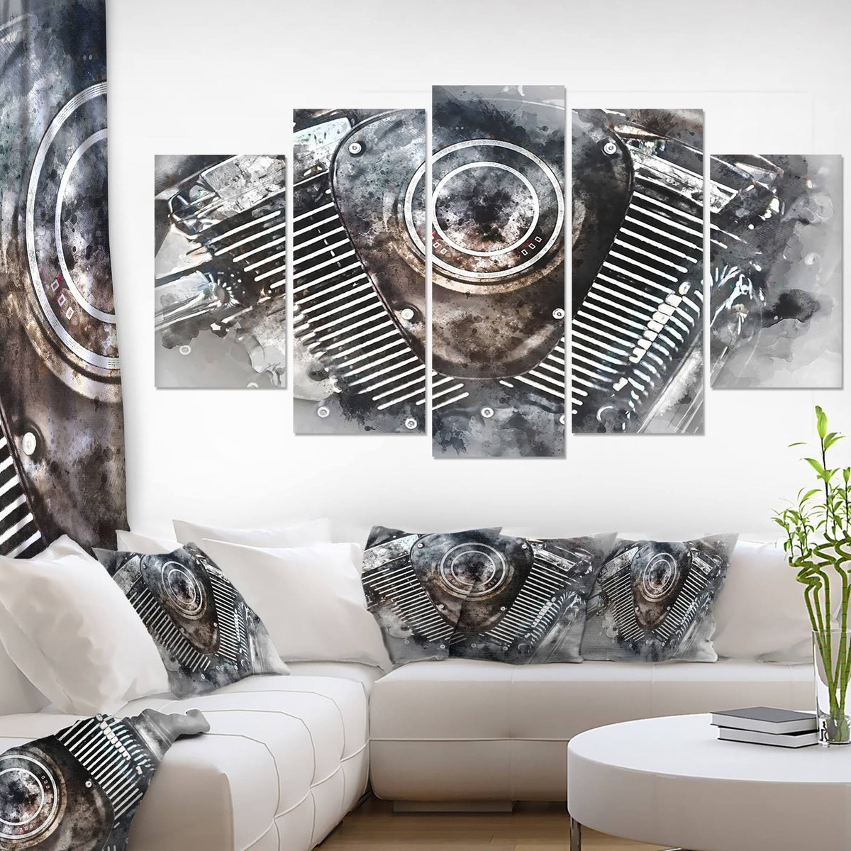 5 Panels Canvas Art Print L19022
