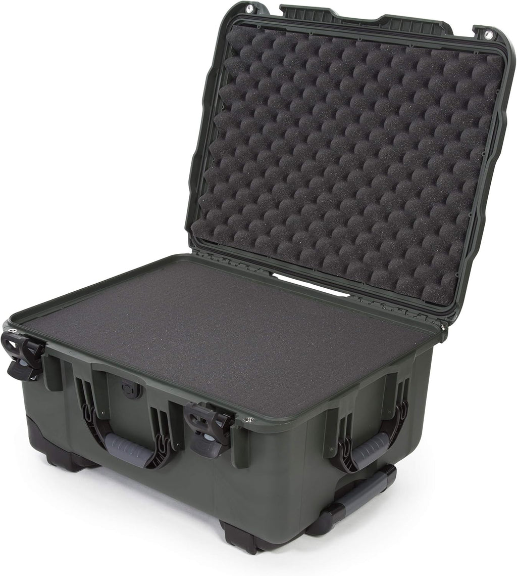 Waterproof Hard Case with Wheels and Padded Divider D598450