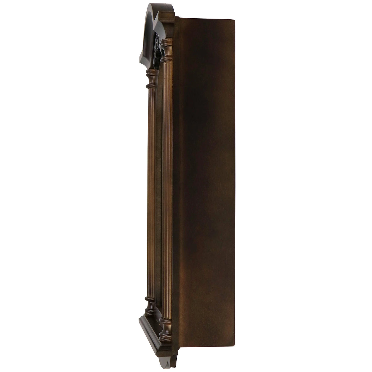 22 inch Chestnut Brown Wood Chiming Pendulum Wall Clock Y6571