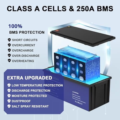 12.8V 280Ah Lithium LiFePO4 Battery with 100A BMS R63769