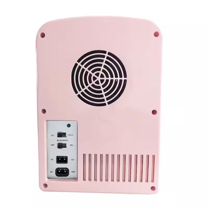 1 cu. ft. 6-Can Retro Mini Fridge in Pink E10371
