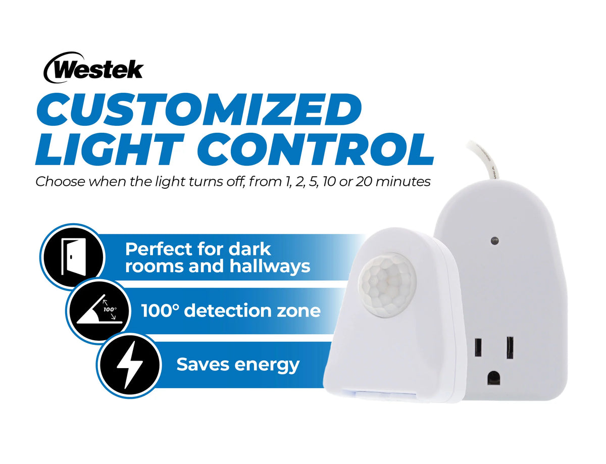 Indoor Plug-In Motion Activated Light Control V30126