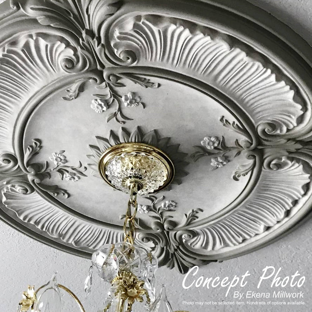 16 1/8x22OD x 5/8x22P Marseille Ceiling Medallion I6511