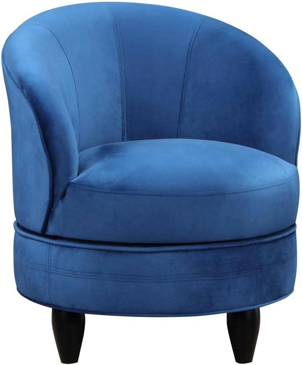 Blue Velvet Barrel Accent Chair G98750