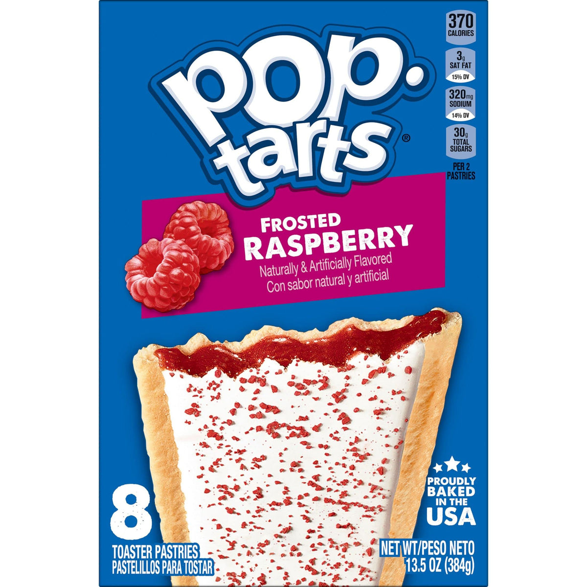 Frosted Raspberry Toaster Pastries (Pack of 32) P130814