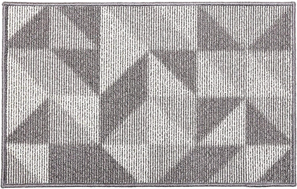 Gray 24 x 36 Inch Non Slip Indoors Doormat D9243