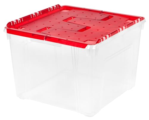 2-Pack Stackable Clear Ornament Storage Box S4982