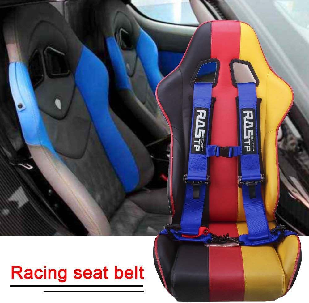 4 Point Safety Harness with 3 Inch Padding (Blue) Pack of 2 H506