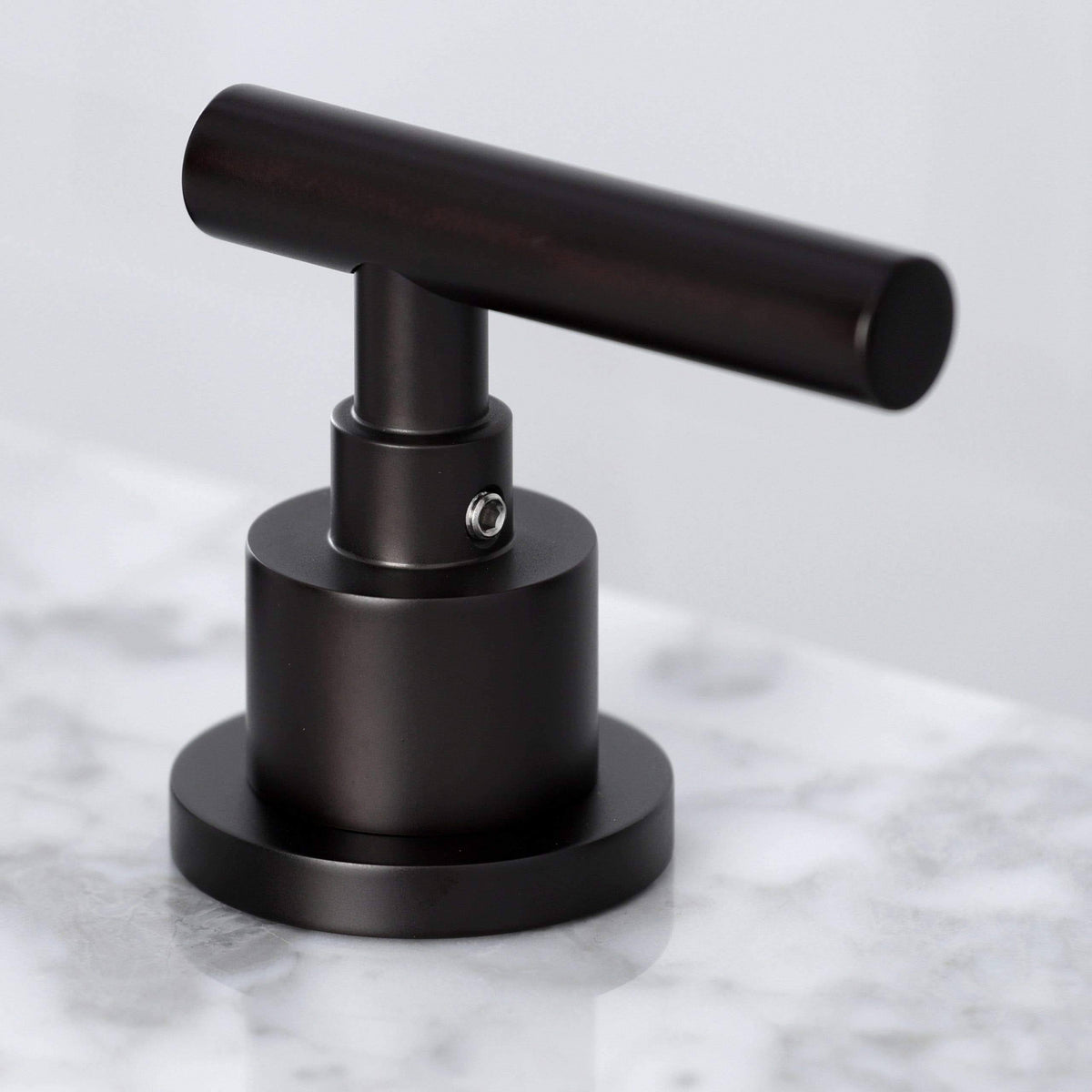 Polished Nickel Widespread Bathroom Faucet with Brass Pop-Up Q732