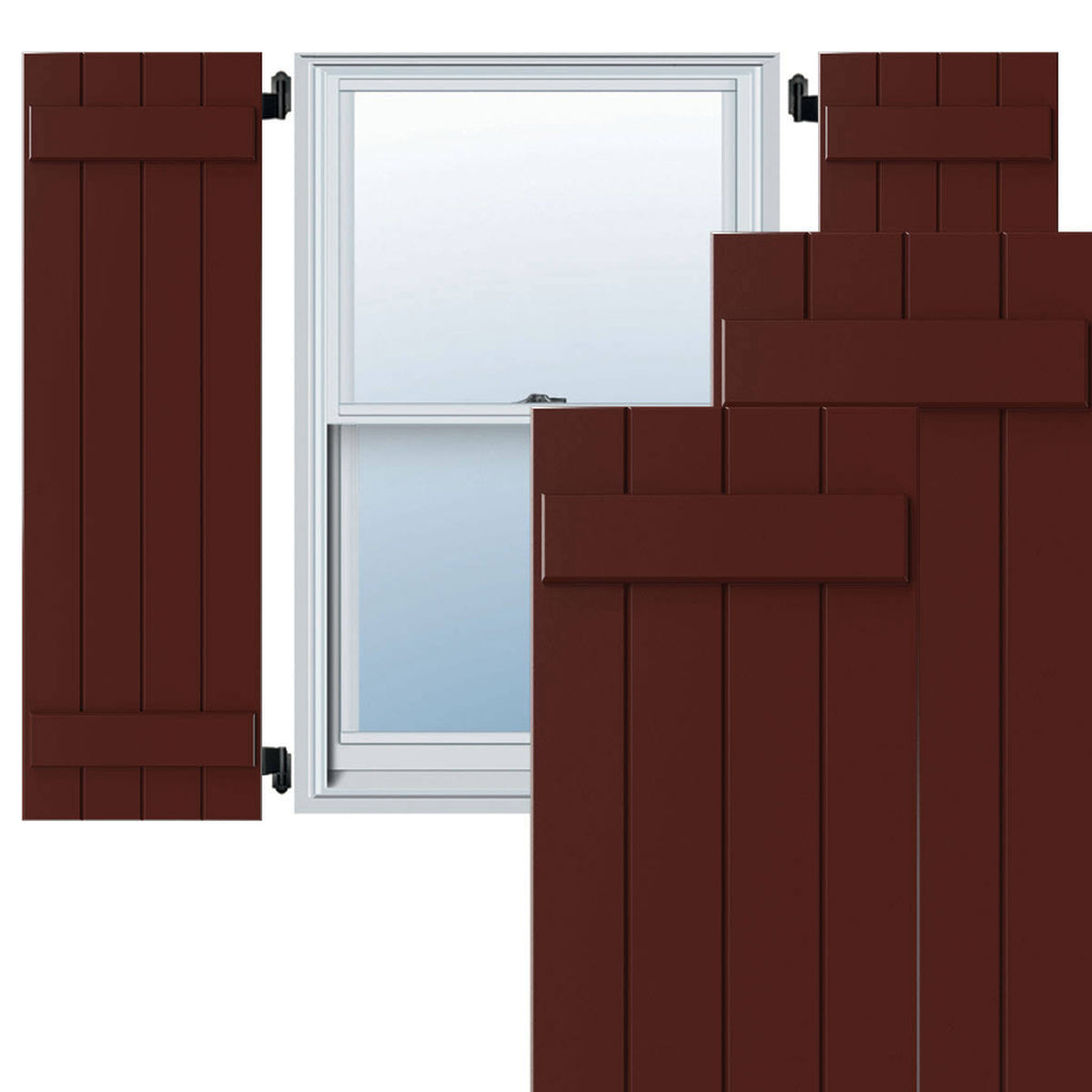 Composite Board-n-Batten Shutters, Per Pair X503