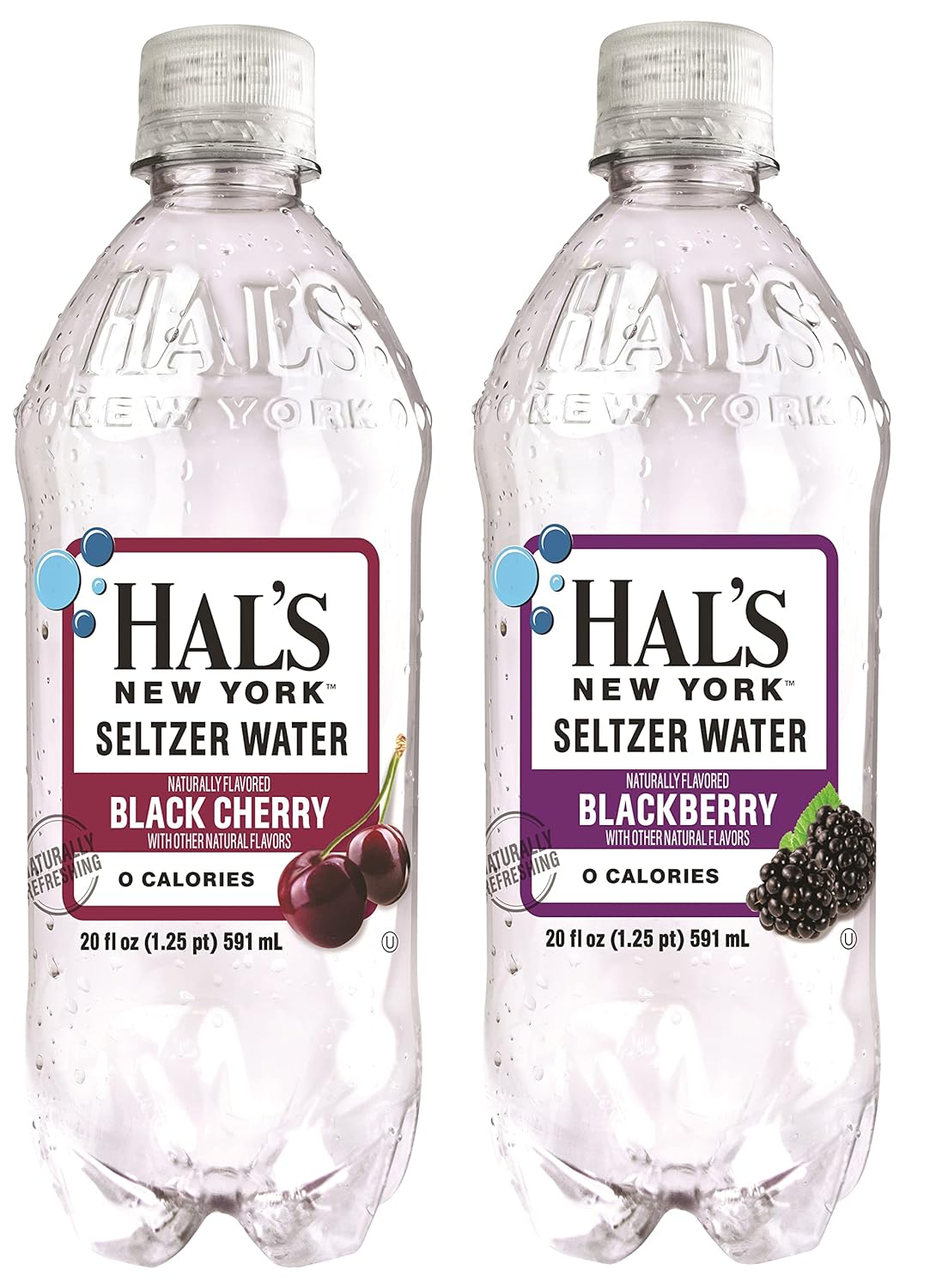 Carbonated Flavored Sparkling Water, Zero Sugar, 20 Fl Oz, Pack of 24 W481319