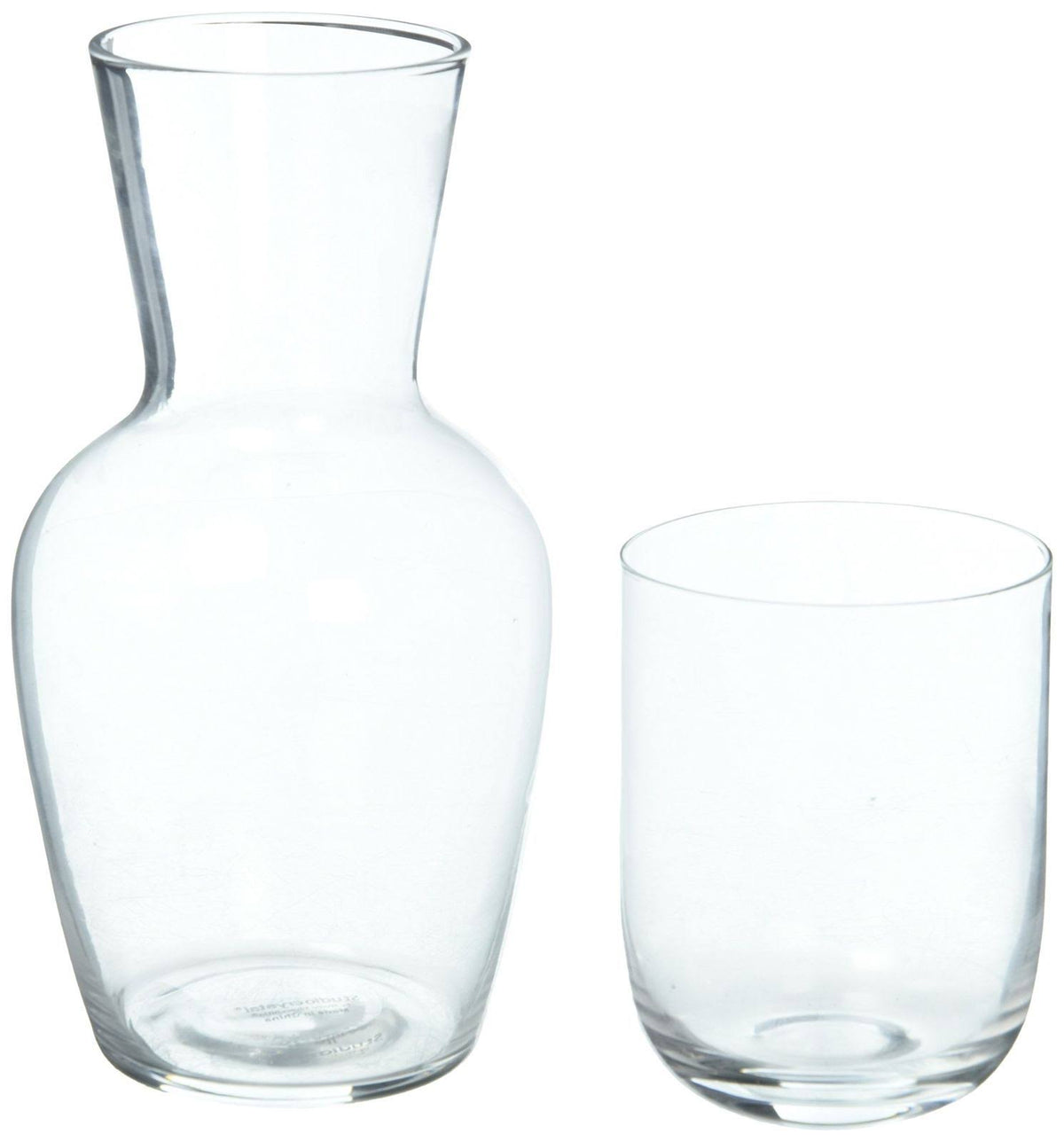 Glass Bedside Water Carafe Set X498076