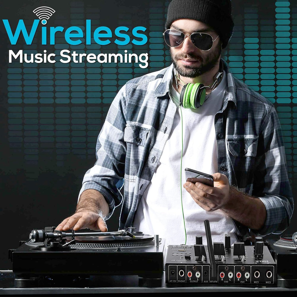 3 Channel Bluetooth DJ Controller Sound Mixer P30085