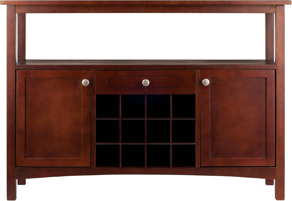 Walnut Buffet Cabinet I65492