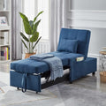 Brown PU Sleeper Sofa Chair Bed A279