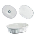 1.5 Quart Oval Casserole with Glass and Plastic Lid K534