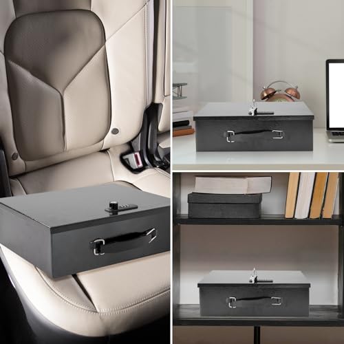 Fireproof Document Box with Combo Lock L4145