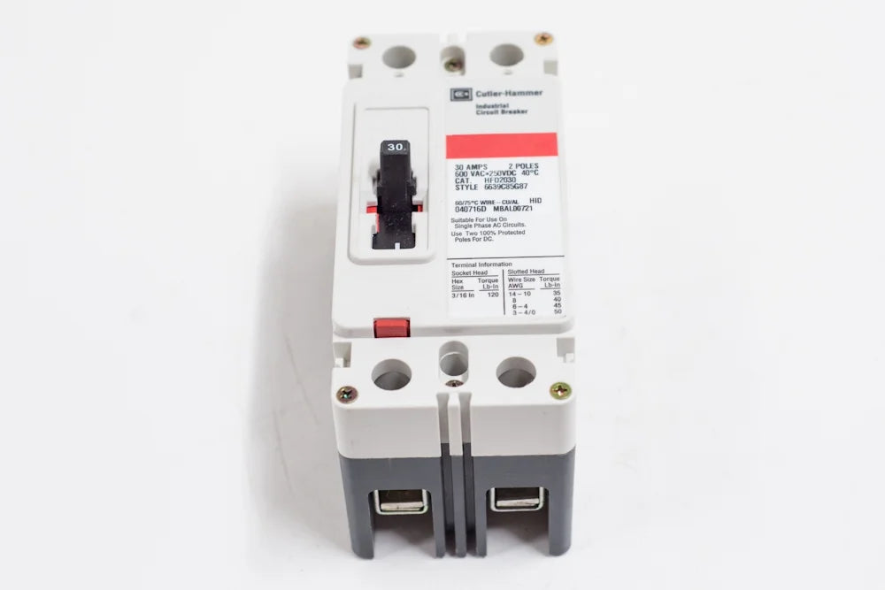 2P 25A Molded Case Circuit Breaker H28612