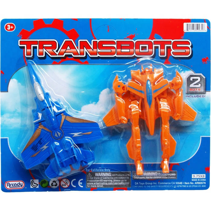 2-Piece 5 and 6x22 Assorted Transbots Robot - Case of 48 A325