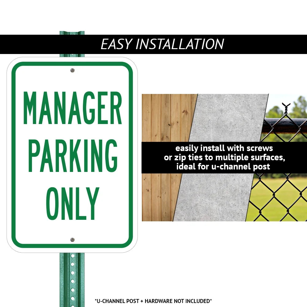 12" X 18" Aluminum Sign M478671