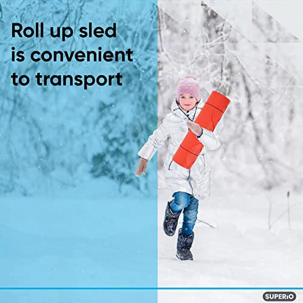 2 Pack Lightweight Plastic Snow Sled K26188