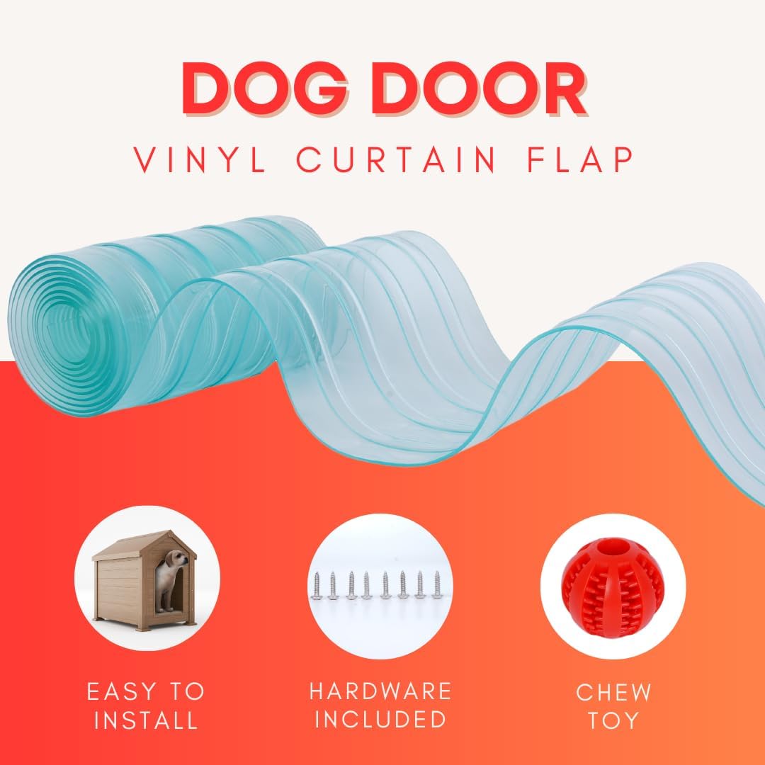 XL Vinyl Plastic Strips for Dog Door U14046