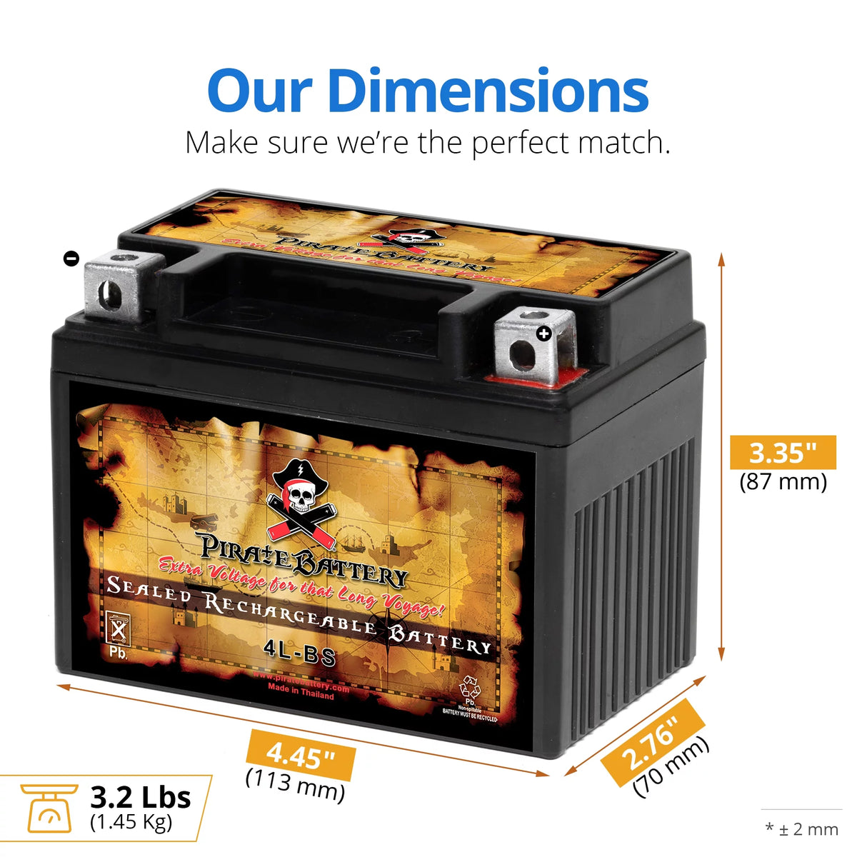 Lawn Mower Battery B296