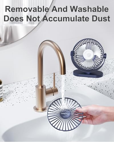 White 5 Inch USB Desk Fan B801628