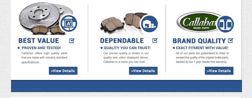 Premium Semi-Loaded Brake Calipers + Hardware Brake Kit S714654