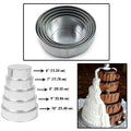 Set of 5 Tier Round Cake Tins N143