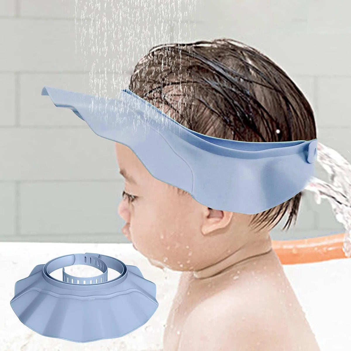 31'' Folding Baby Bathtub with Support Blue N331