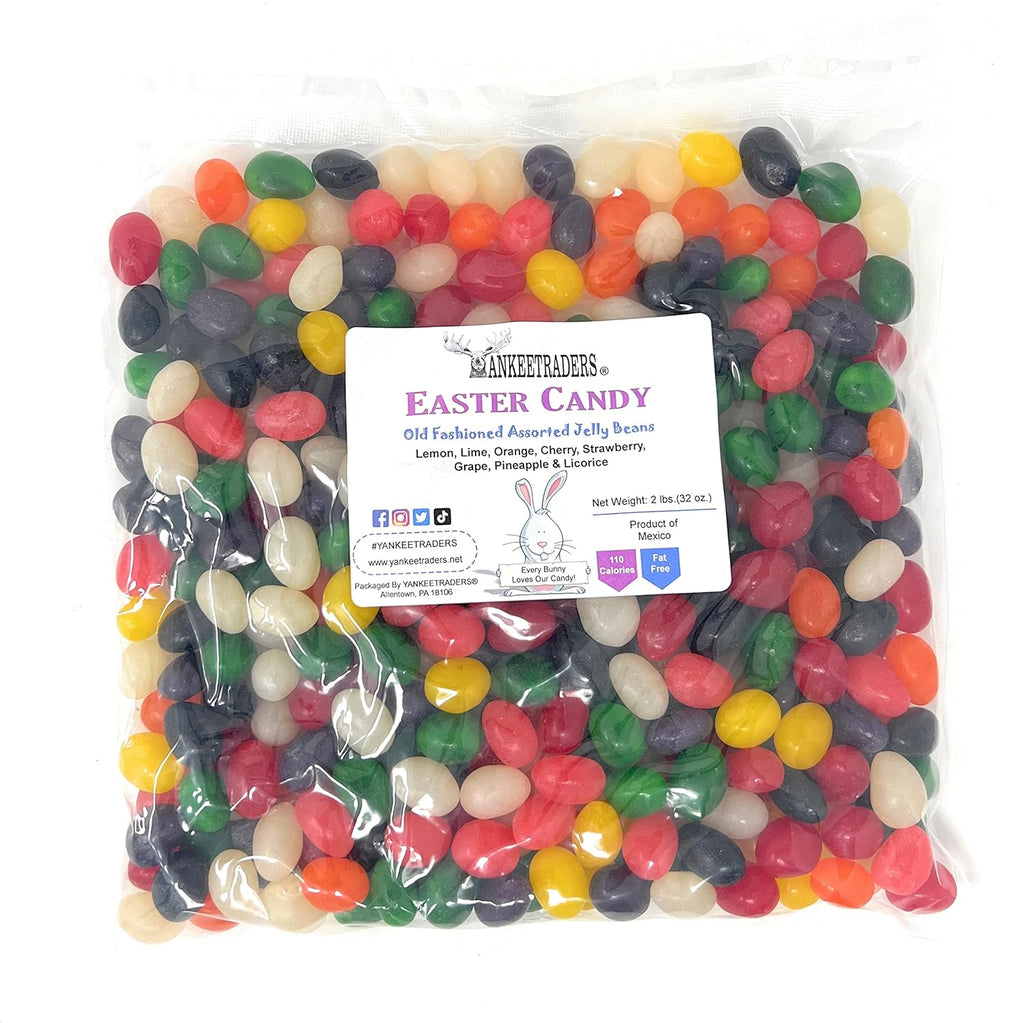 2 Pound Bag Assorted Fruit Flavored Jelly Beans I4001