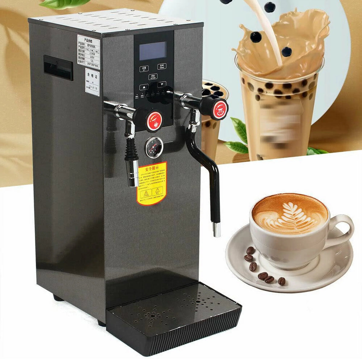 Commercial Steam Water Boiling Machine 12L 110V W269938