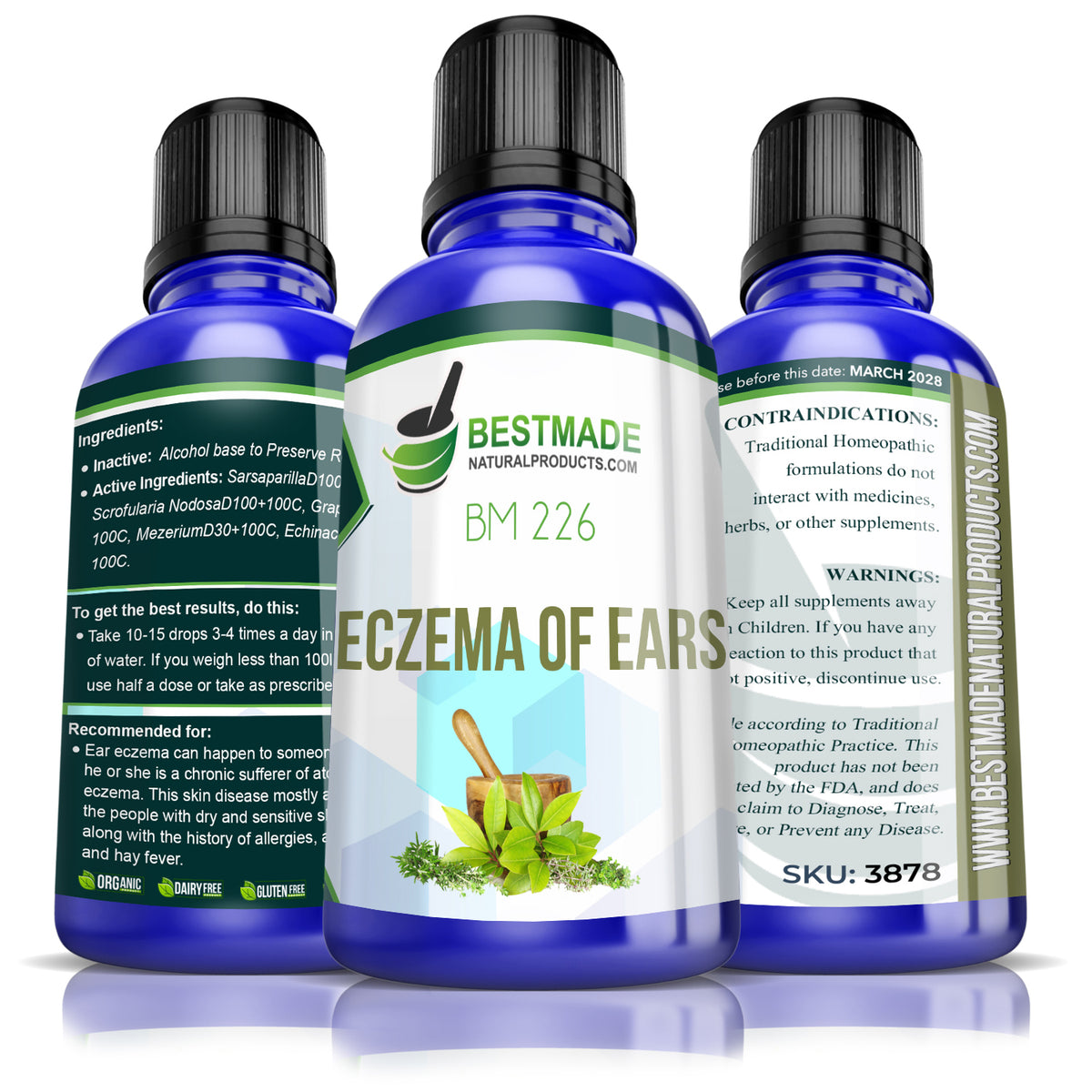 Natural Remedy for Eczema of Ears Q569123