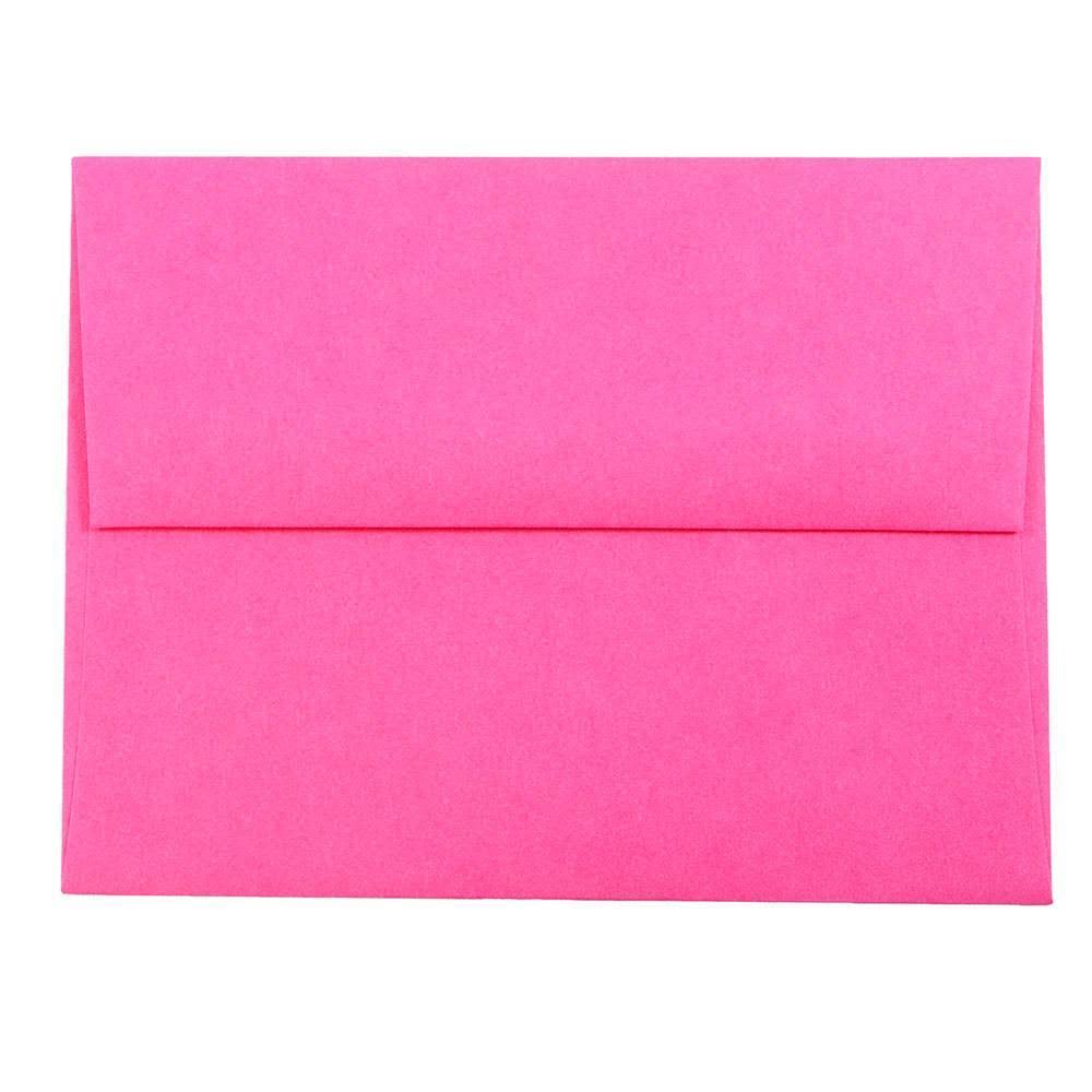 A2 Colored Invitation Envelopes, Ultra Fuchsia Pink, Bulk 1000/Carton G46728