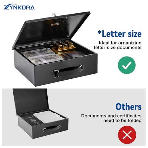 Fireproof Document Box with Combo Lock L4145