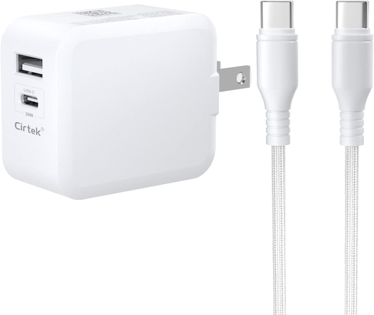 4.9Ft USB Type-C Cable Dual-Port Fast Charging Power Adapter Pack of 2 R794659
