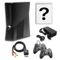 Black Xbox 360 S 4GB Game Console with 2 Controllers M521963