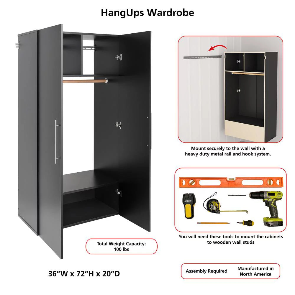 Black Wardrobe E690