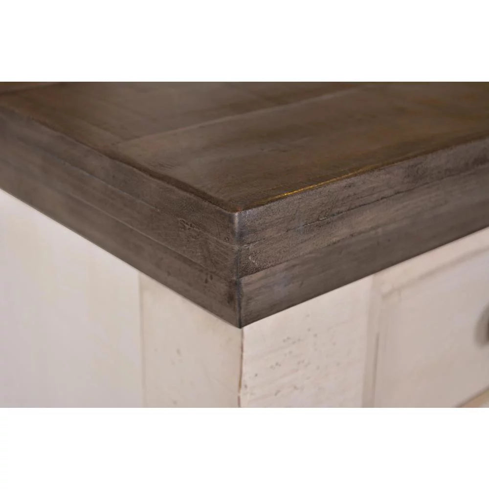 Rustic French 4 Drawer Solid Wood Dresser H8990